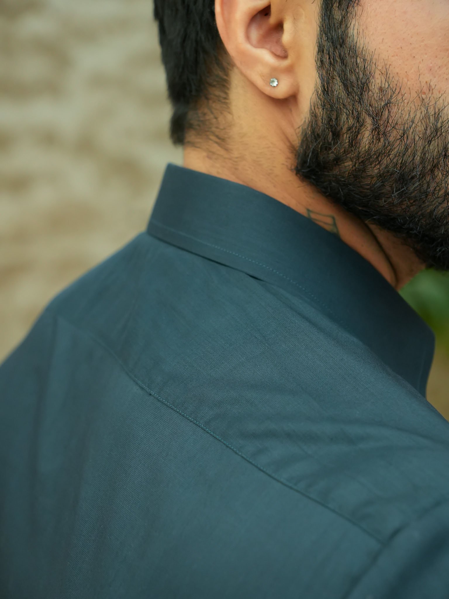 EW-95 - Dark Forest Green Kameez Shalwar - Image 6