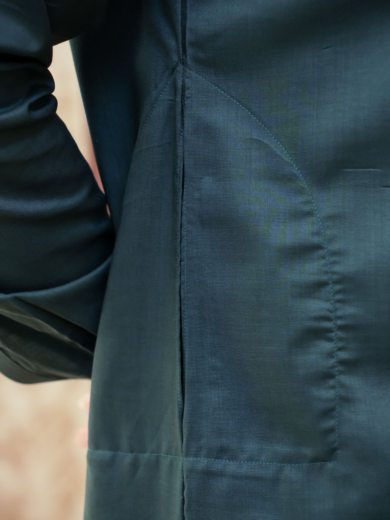 EW-95 - Dark Forest Green Kameez Shalwar - Image 5