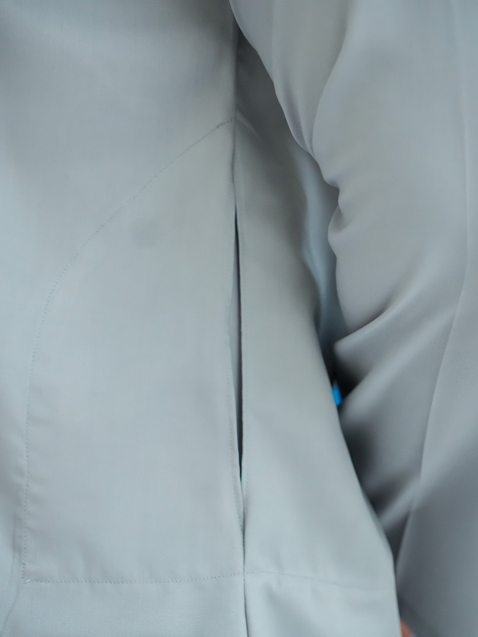 EW-104 - Dove Grey Embroidered Kurta Pajama - Image 3