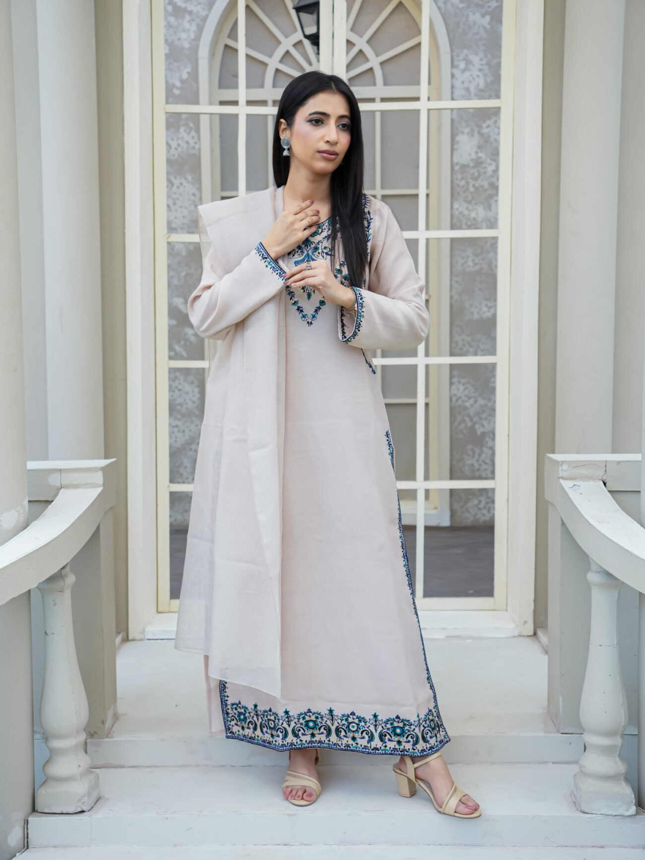 EW-107 - Cotton Silk Stitched 3 Pcs