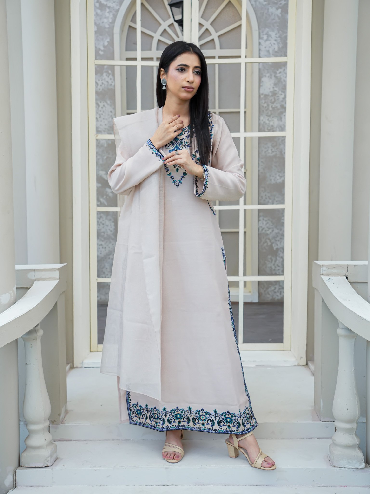 EW-107 - Cotton Silk Stitched 3 Pcs