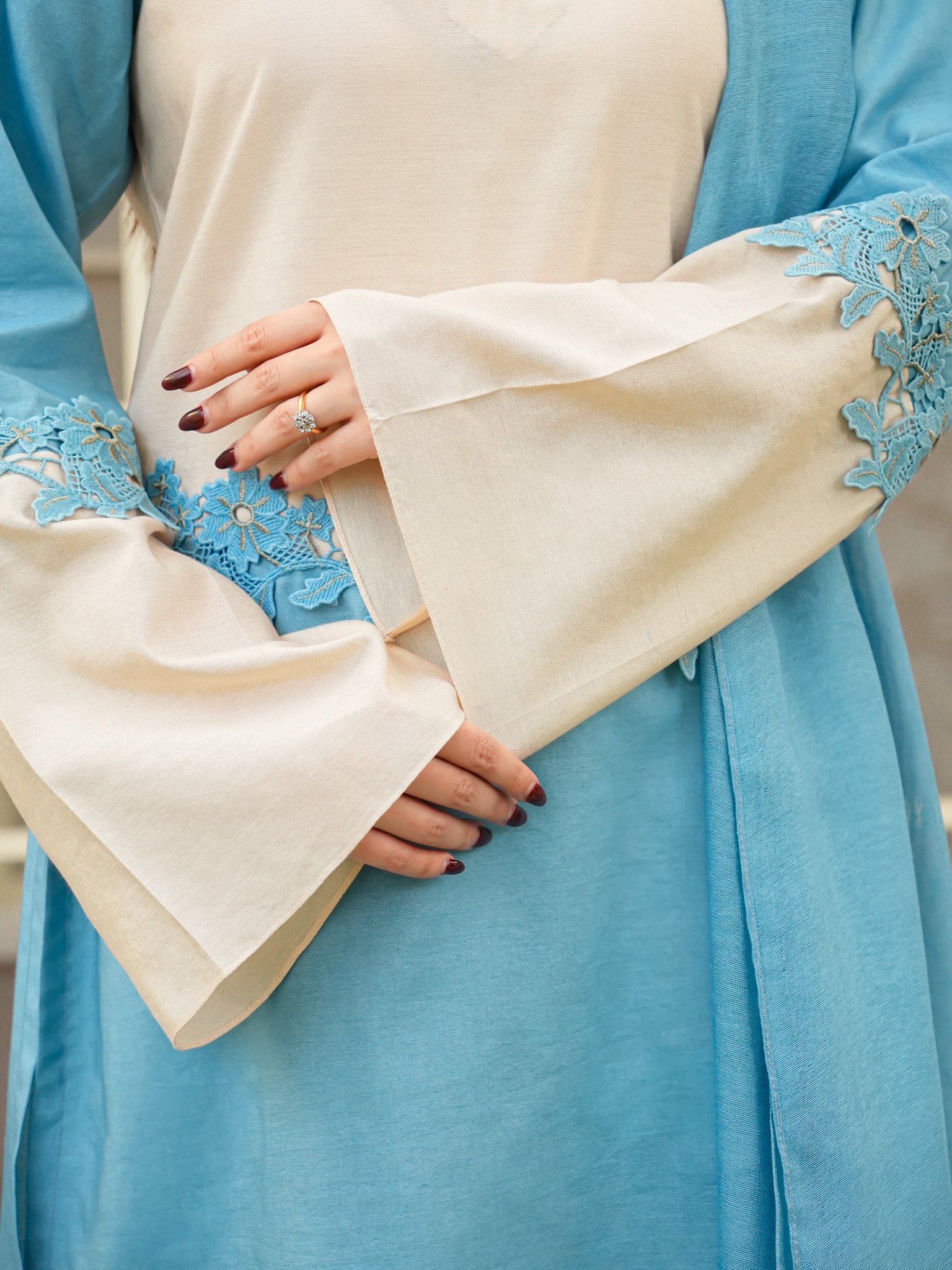 EW-109 - Cotton Lawn Stitched 3 Pcs - Image 5