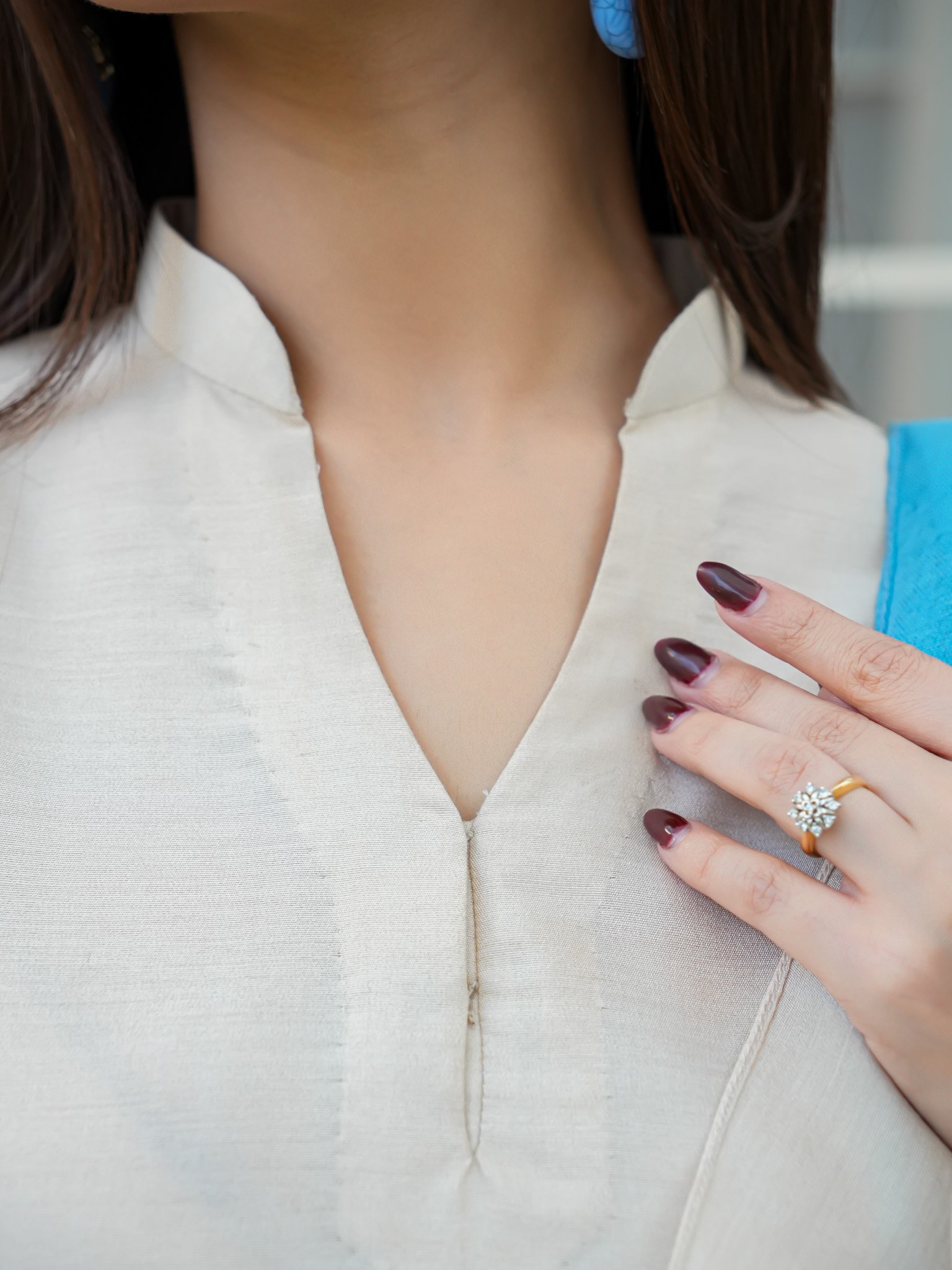 EW-109 - Cotton Lawn Stitched 3 Pcs - Image 4