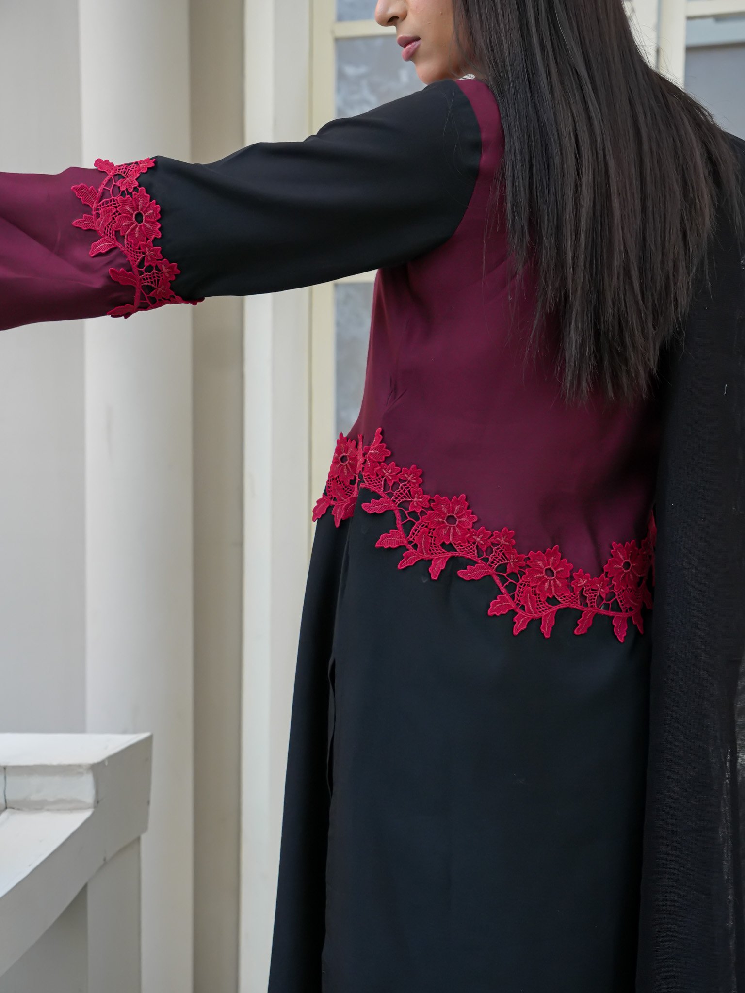 EW-108 - Cotton Silk Stitched 3 Pcs - Image 5