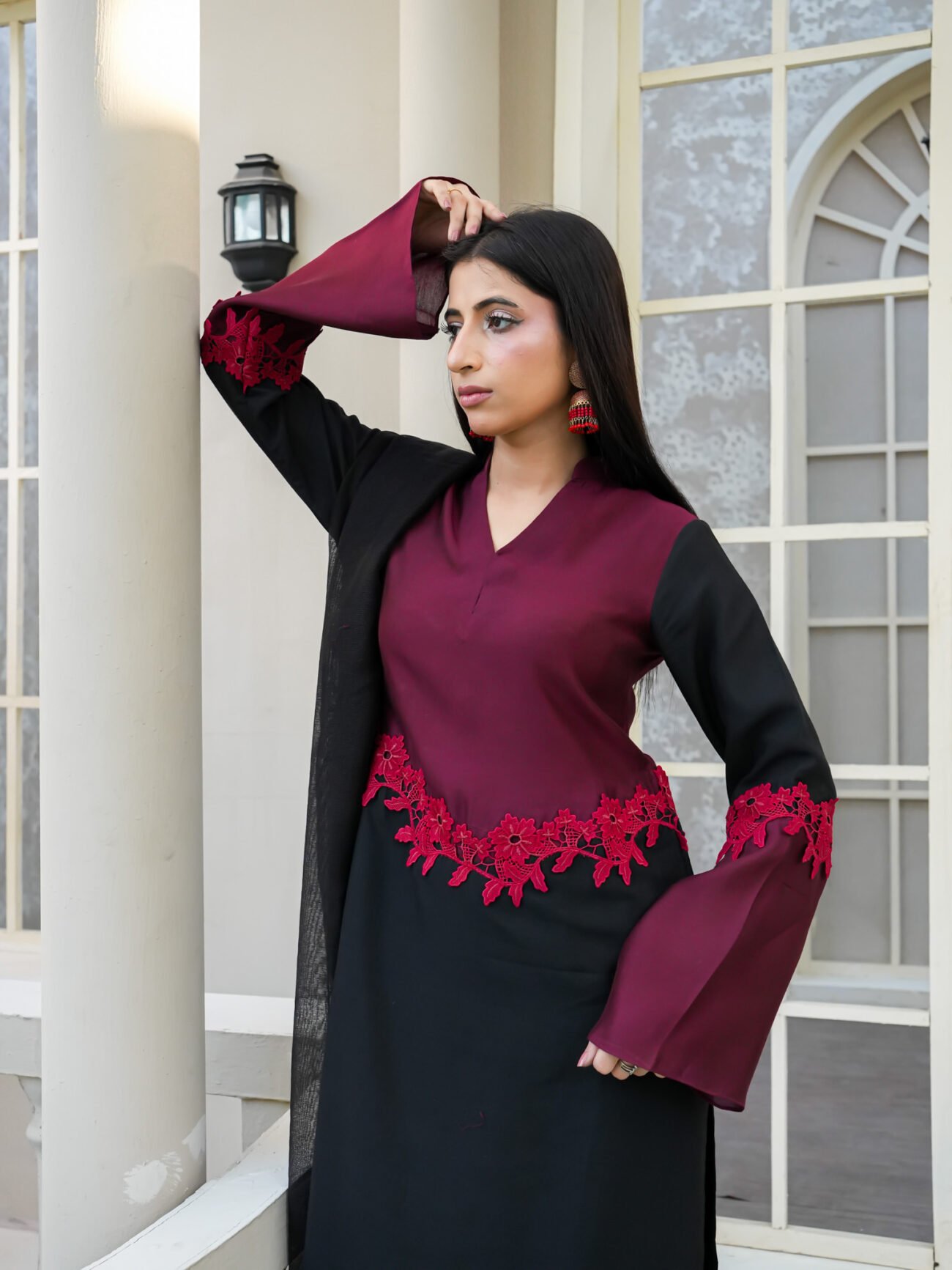 EW-108 - Cotton Silk Stitched 3 Pcs - Image 9