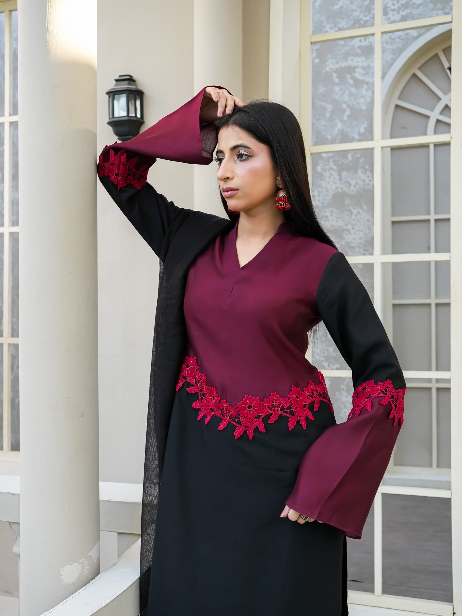 EW-108 - Cotton Silk Stitched 3 Pcs - Image 9