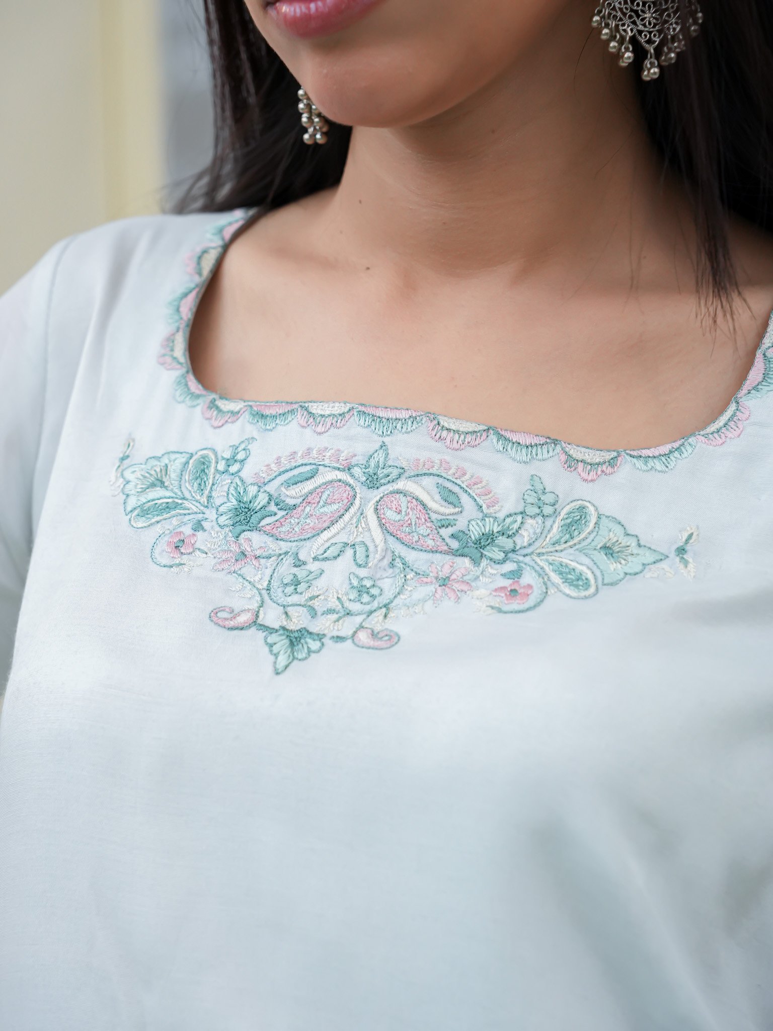 EW-111 - Premium Silk Blend Stitched 2 Pcs - Image 7