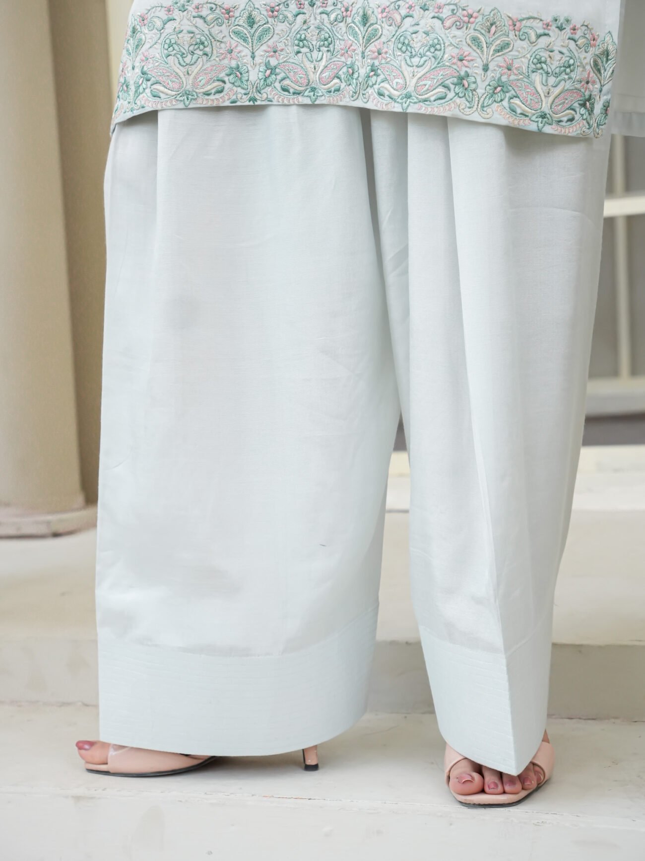 EW-111 - Premium Silk Blend Stitched 2 Pcs - Image 4