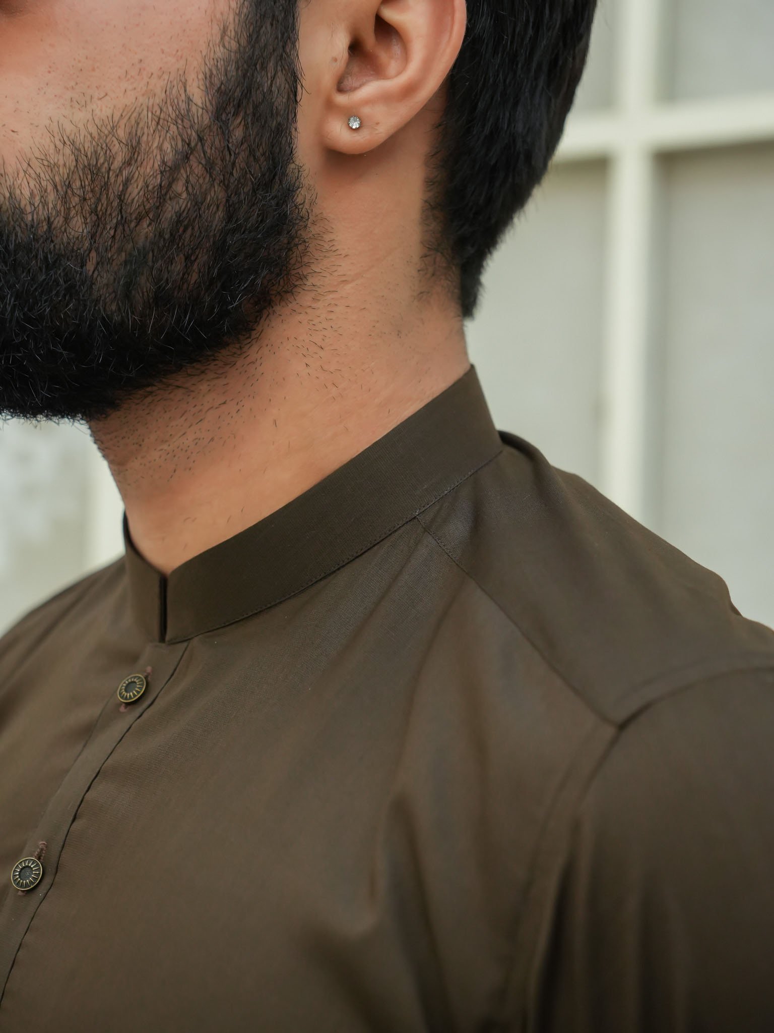 EW-99 - Military Brown Kameez Shalwar - Image 3