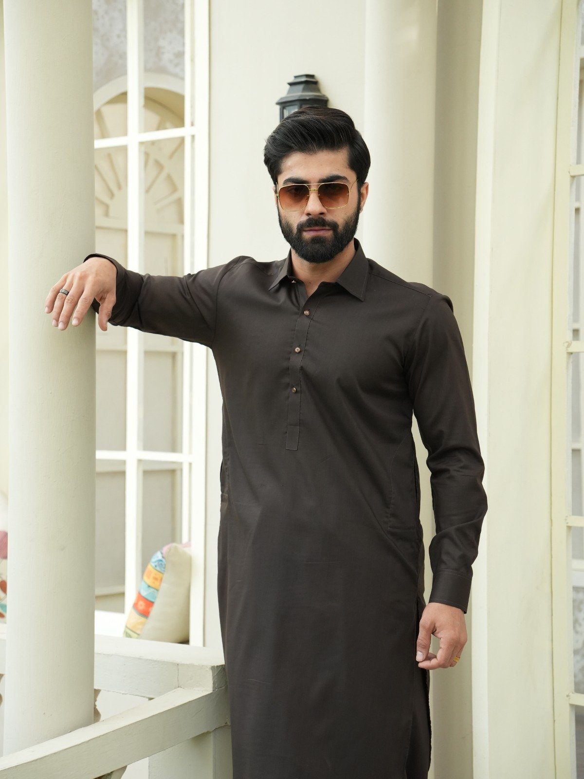 EW-101 - Espresso Brown Kameez Shalwar